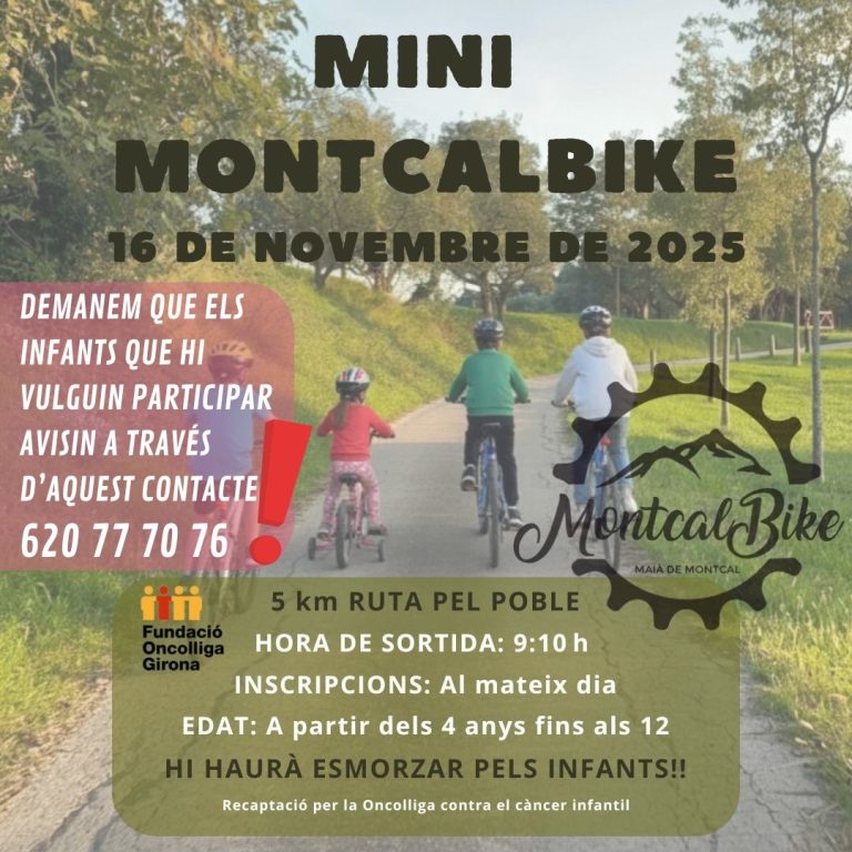 Cursa infantil montcalbike 2025